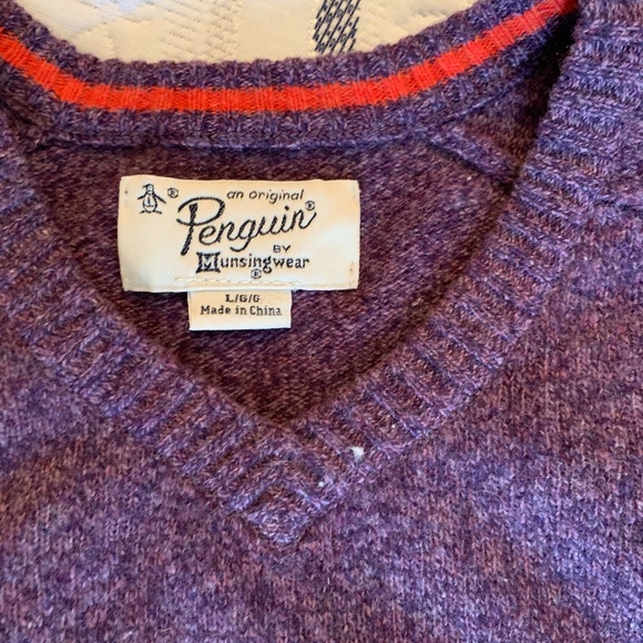 Original Penguin lambswool sweater Large - Picture 2 of 4